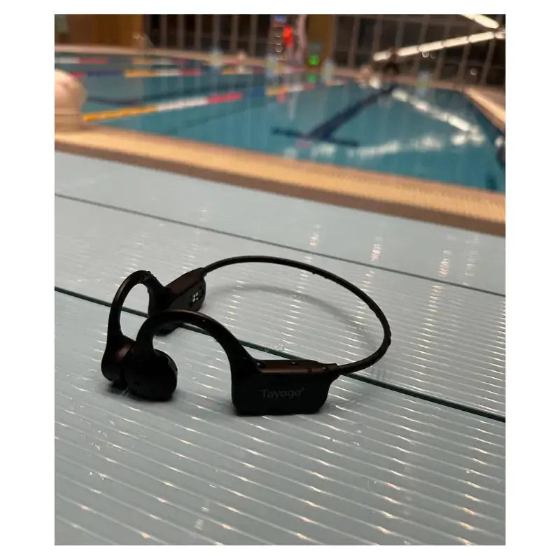 W25 Waterproof Bluetooth Headphones for Swimming - Sweatproof Wireless Earbuds with Secure Fit for Swimming, Running & Workouts