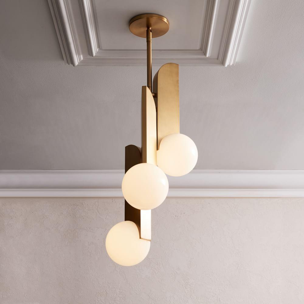 Modern Bower Pendant Lamp - Sleek Hanging Light Fixture for Dining Room, Kitchen Island & Bedroom Decor | Energy Efficient LED Lighting for Home & Office
