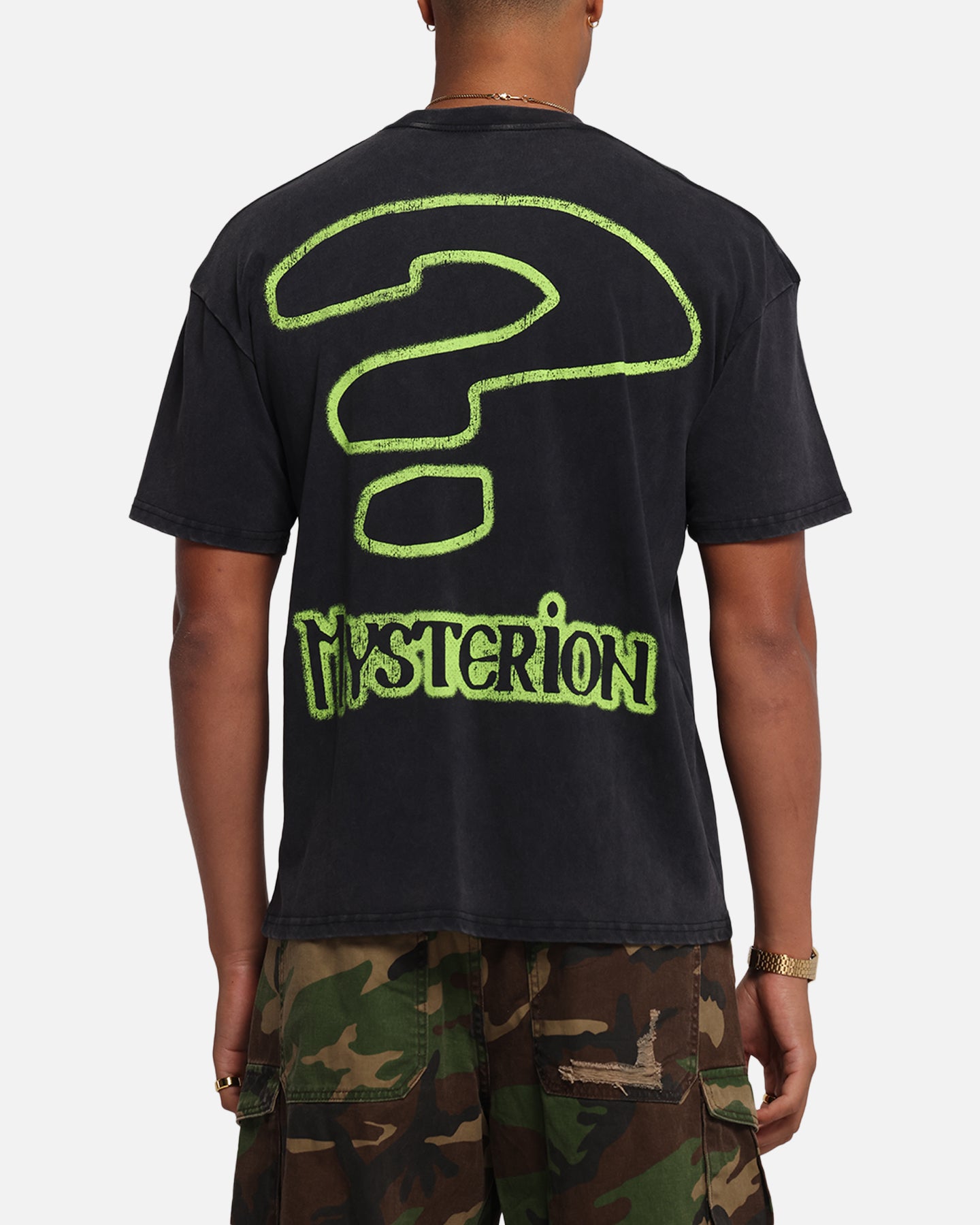 Vintage South Park Mysterion Graphic T-Shirt - Black Acid Wash Distressed Tee for Men | Cartoon Character Apparel | Perfect for Cosplay, Comic Con & Casual Wear