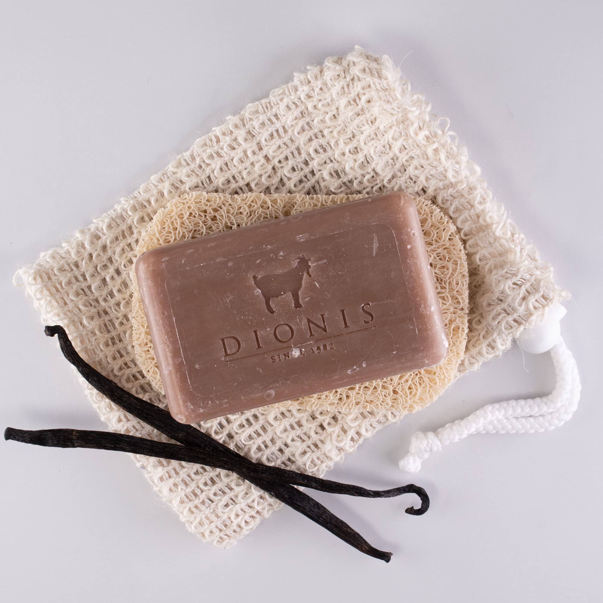Dionis Goat Milk Skincare Deodorant Stick & Vanilla Bean Bar Soap - 3 Piece Travel Set for Shower, Bath & On-The-Go | Natural Moisturizing & Gentle Cleansing