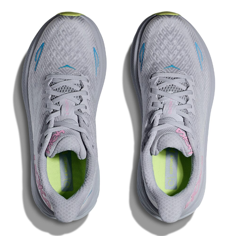 Hoka Women's Clifton 9 Wide Running Shoes - Lightweight Cushioned Sneakers for Road Running, Jogging & Walking - Comfortable Athletic Shoes for Women with Arch Support