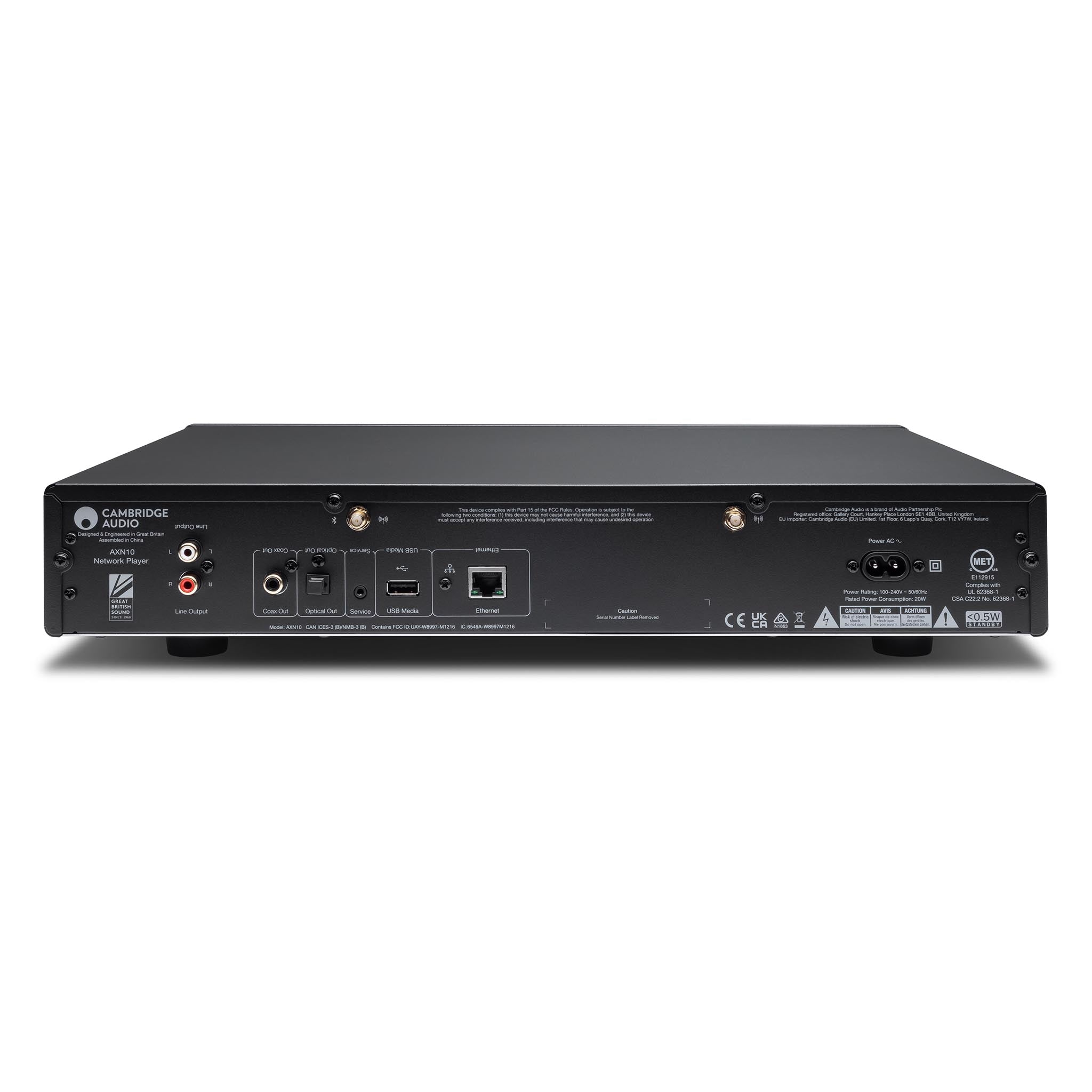 Cambridge Audio AXN10 Hi-Fi Network Music Streamer - Wireless Audio Player for Home & Studio, Spotify, Tidal, AirPlay 2 | Perfect for Audiophiles & Music Lovers