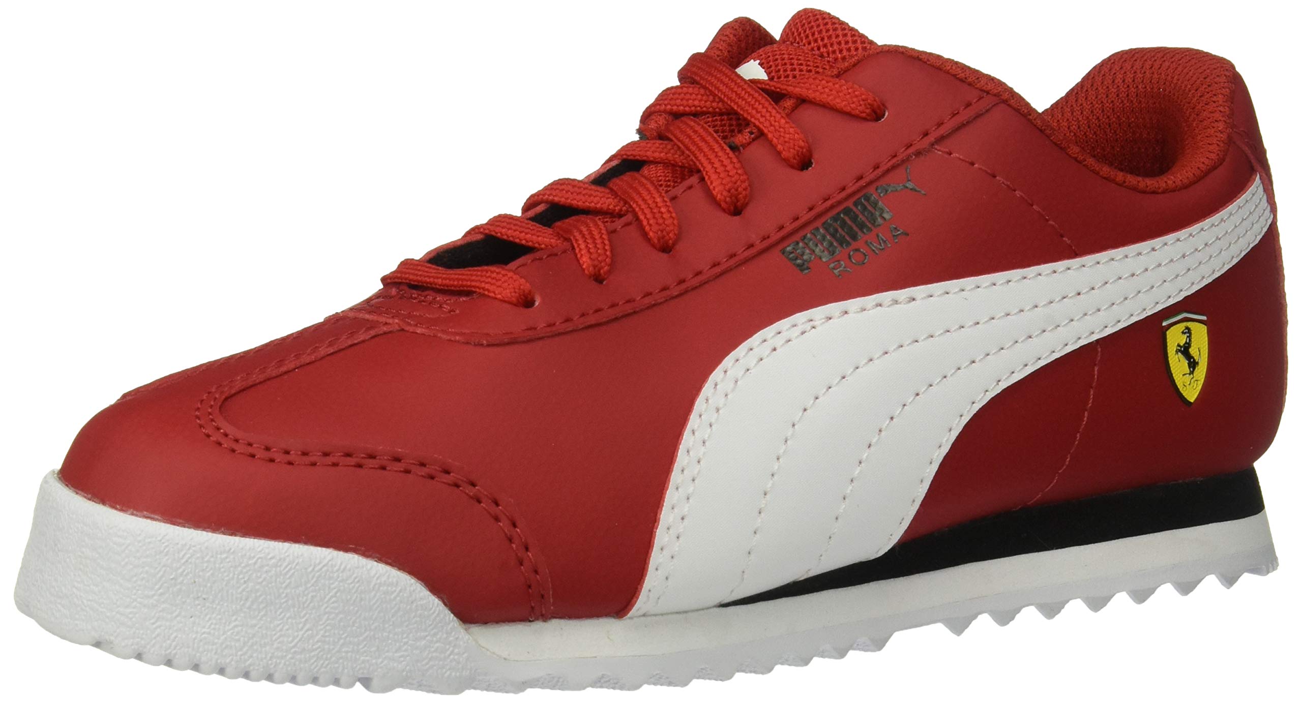 PUMA Unisex Kids Ferrari Roma Sneakers - Lightweight Running Shoes for Boys & Girls - Perfect for School, Sports & Casual Wear