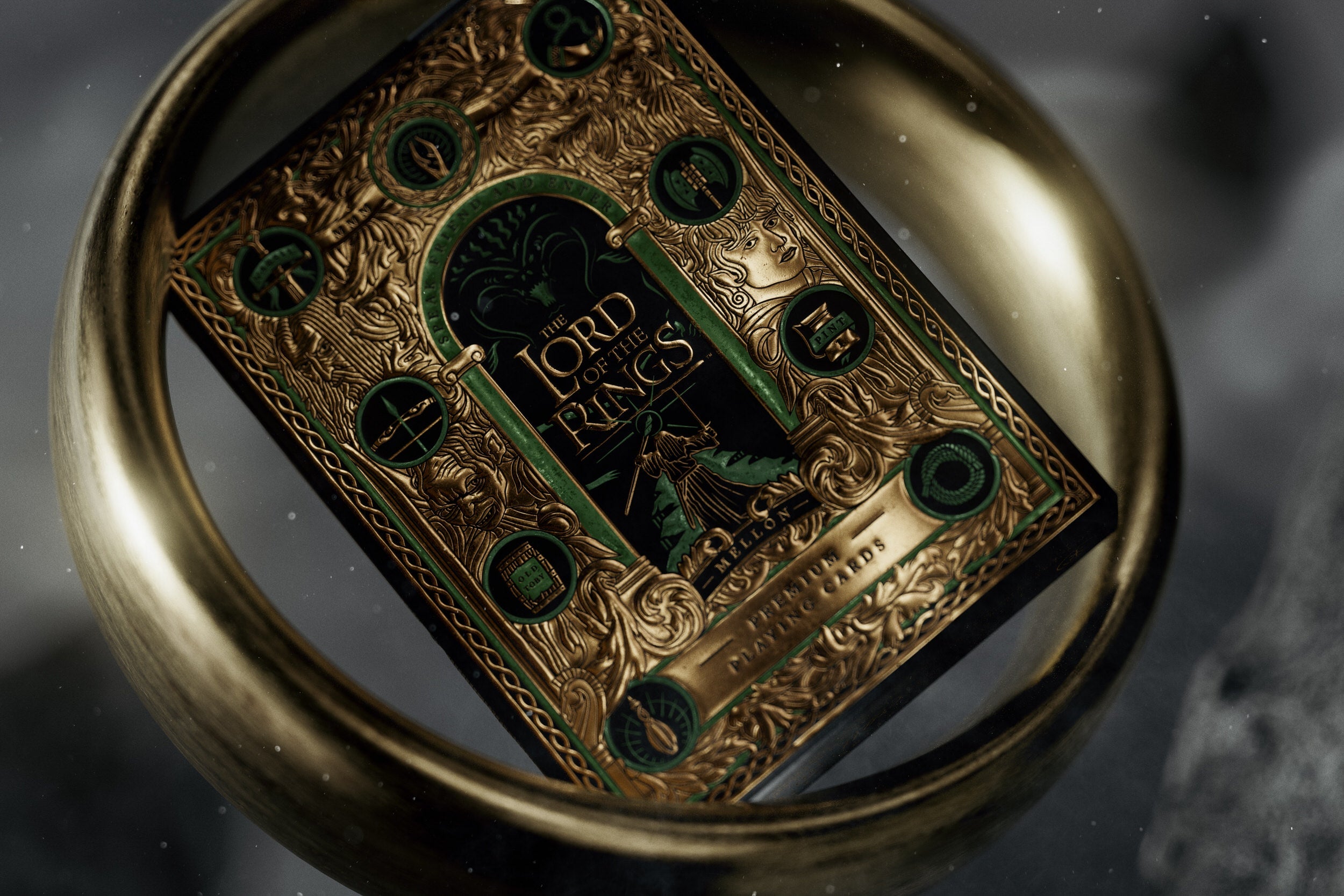 The Lord of the Rings Collectible Playing Cards Set - Premium 52 Card Deck with Middle-earth Characters - Perfect for Game Nights, Magic Tricks, and Tolkien Fan Gifts