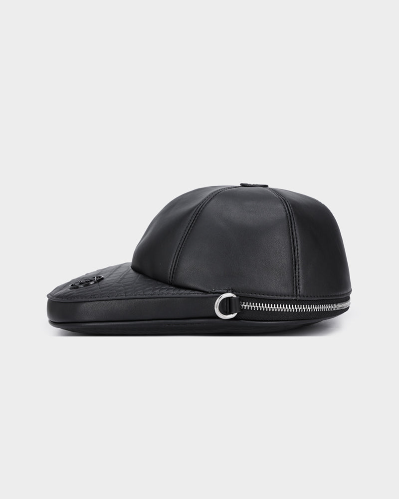 Stylish Black Baseball Cap Design Bag - Trendy Unisex Sports & Travel Accessory for Gym, Hiking, and Everyday Use