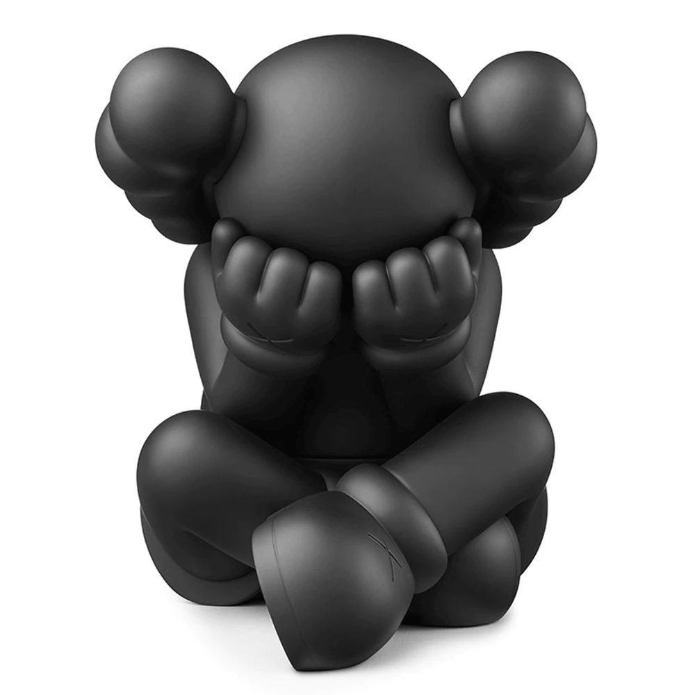 Kaws Separated Black Open Edition Vinyl Art Figure - Limited Collectible for Home Decor, Office Display & Gift for Art Lovers