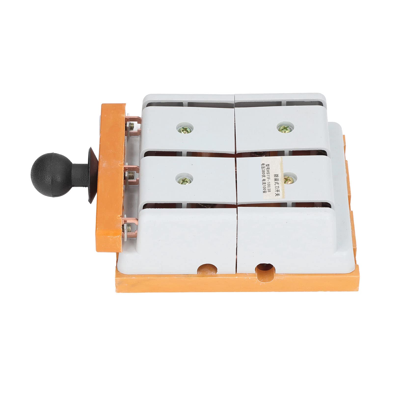3 Pole Flame Retardant Double Throw Knife Switch - Heavy Duty Electrical Disconnect Switch for Home & Industrial Power Systems | Perfect for Circuit Control, Panel Wiring & Electrical Safety Applications
