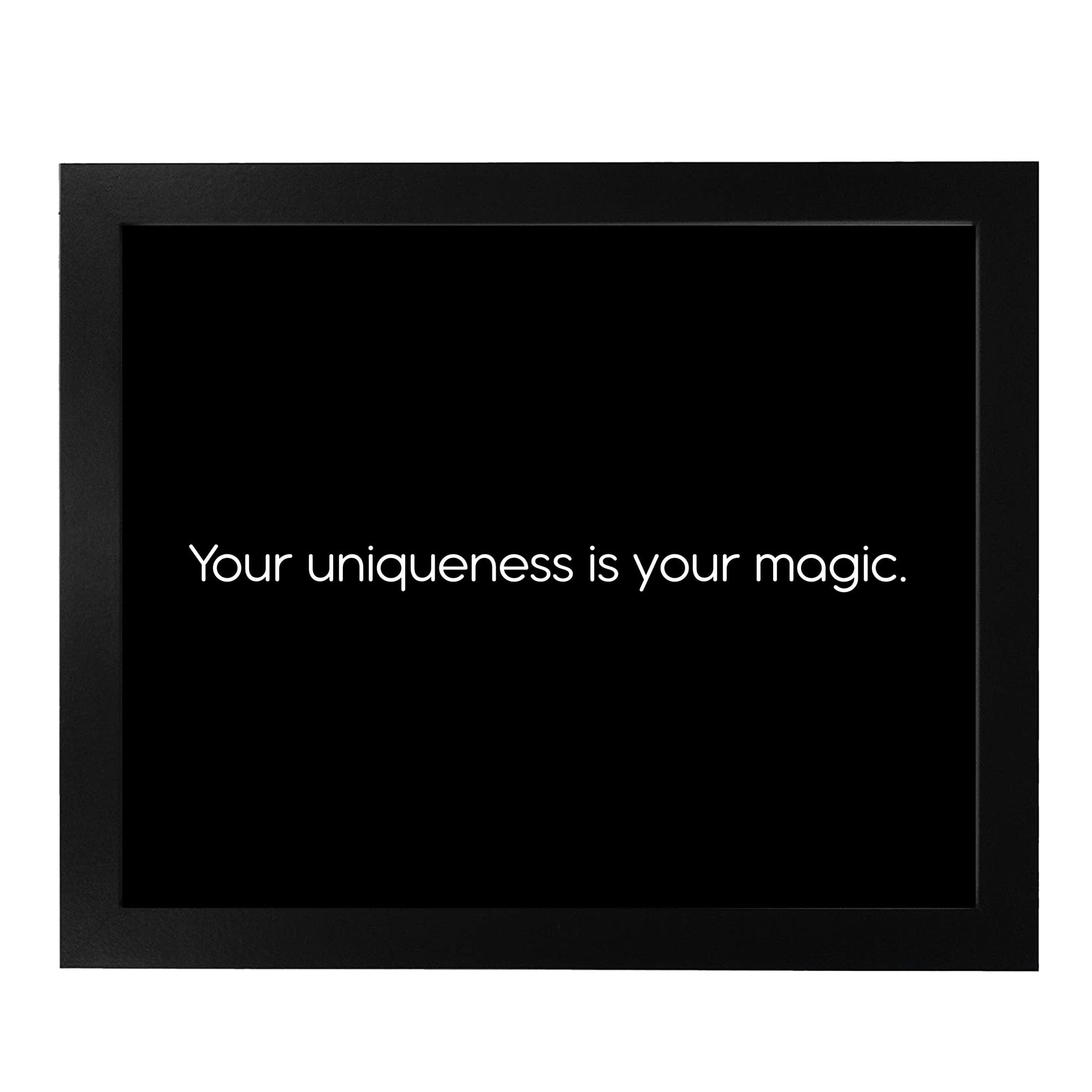 Motivational Wall Decor - Modern Typographic Inspirational Wall Art Print for Home, Bedroom, Living Room & Office - Unframed 10x8 - Perfect for Gifts & Positive Vibes