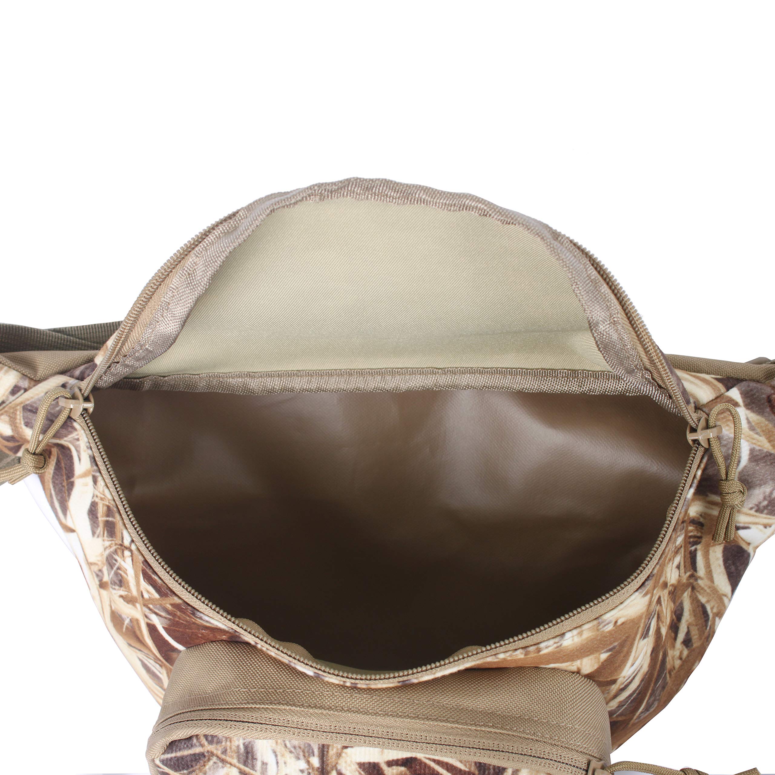 AUSCAMOTEK Hunting Fanny Pack for Men - Camouflage Waist Bag with Dry Grass Camo Design | Perfect for Hunting, Hiking, and Outdoor Adventures