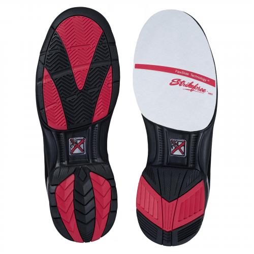 KR Strikeforce Ignite Black Grey Red Bowling Shoes - Lightweight & Comfortable for Competitive Play & League Bowling