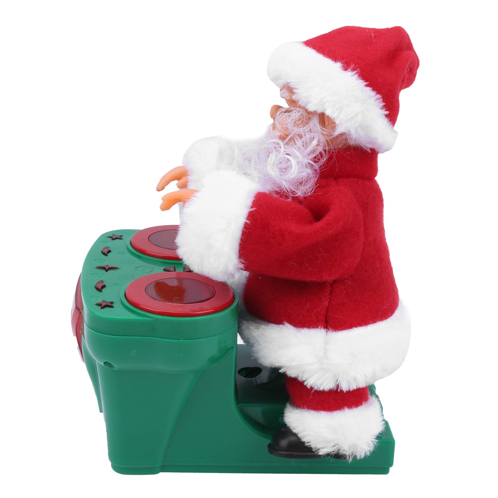 BTER Smart Electric Santa Claus Music Toy - Fun & Interactive Christmas Decoration for Kids (Green) | Perfect for Holiday Gifts, Home Decor & Children's Playtime