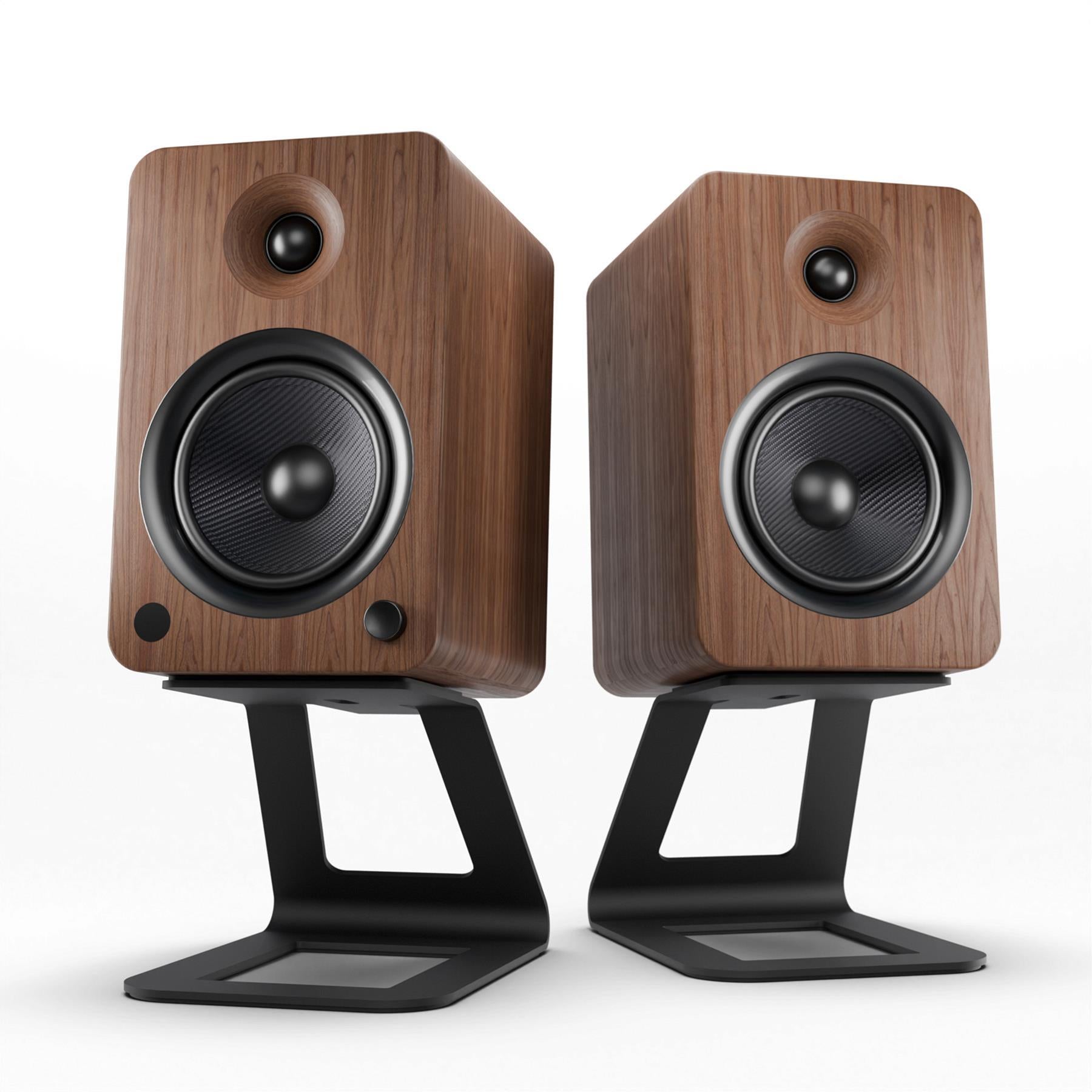 Kanto YU6 Powered Bluetooth Bookshelf Speakers with Phono Preamp - Premium Sound for Vinyl Records, Home Theater, Gaming & Music Streaming