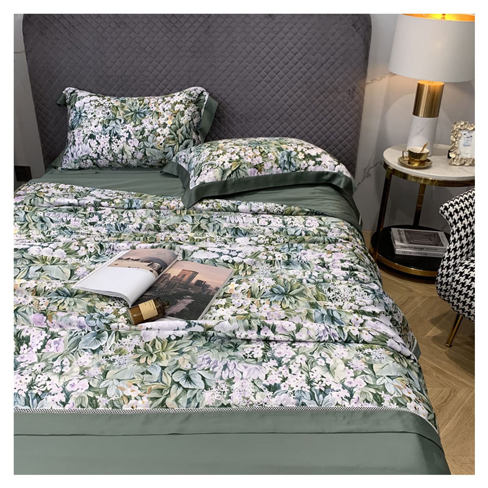 Premium Tencel Ice Silk Summer Blanket - Luxury Breathable Bedspread Set (220x240cm) | Ultra-Soft Machine Washable Comforter | Perfect for Hot Sleepers & Air-Conditioned Rooms