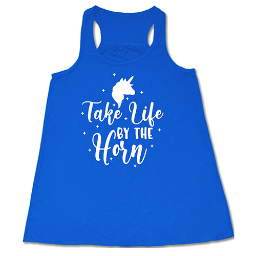 Take Life By The Horns T-Shirt - Motivational Quote Tee for Men & Women - Perfect for Gym, Workouts, and Everyday Inspiration