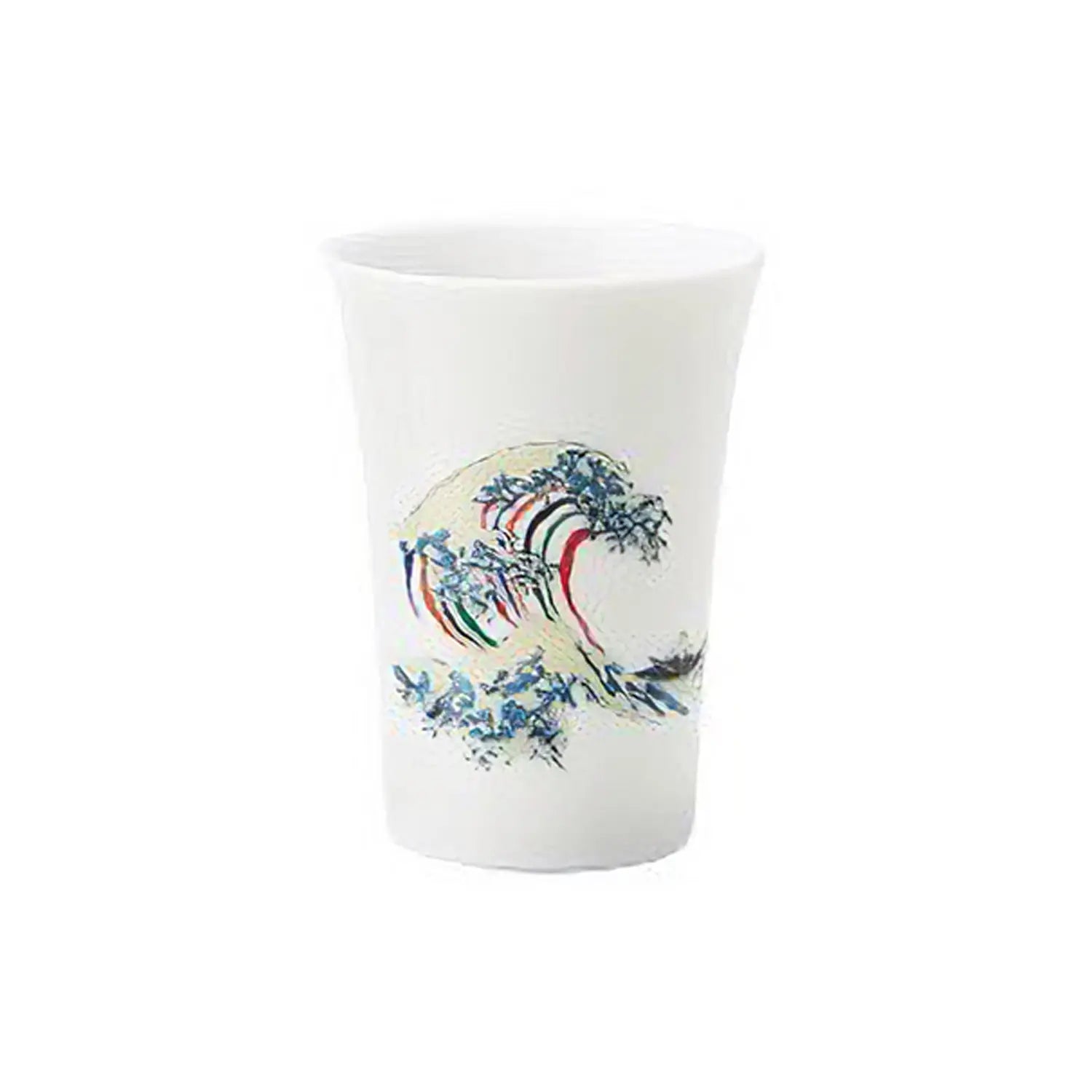 Heat Sensitive Color Changing Ceramic Mug with Hokusai Wave Design - Perfect for Coffee, Tea & Gifts (16oz)