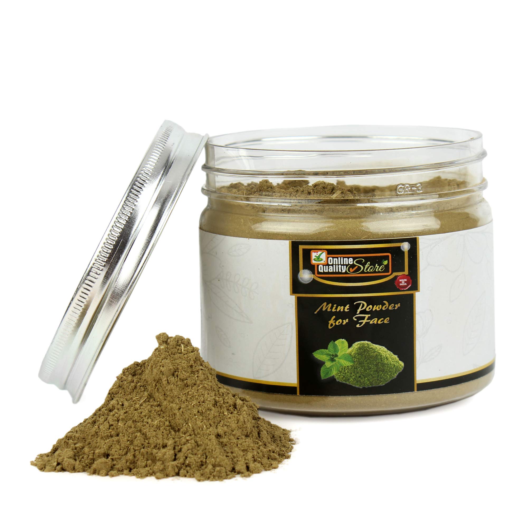 Premium Mint Powder for Face & Skin Care - 100g Natural Facial Mask & Exfoliator | Perfect for DIY Spa, Acne Treatment & Glowing Skin Routine
