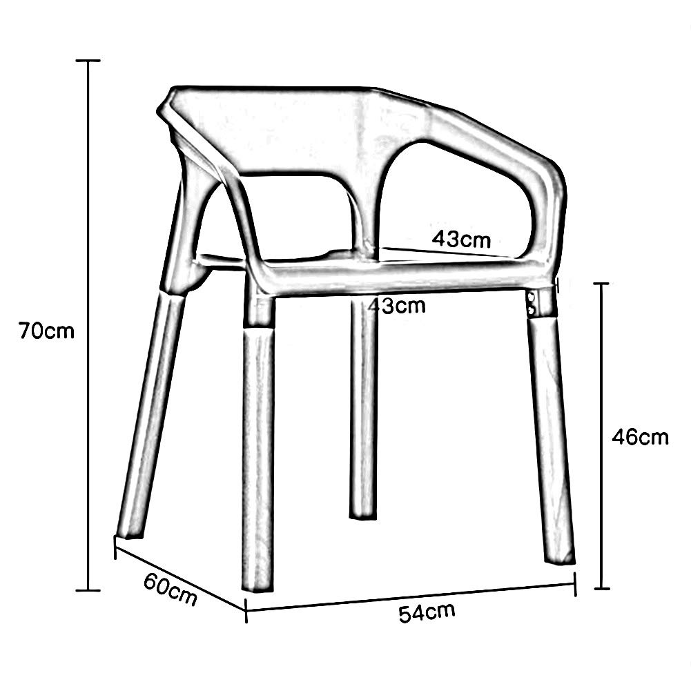 Modern Solid Wood Dining Chair - Easy Assembly, Sturdy Wooden Legs for Restaurant, Study Room & Home Office - Gray (Perfect for Dining Sets, Kitchen Tables & Workspaces)