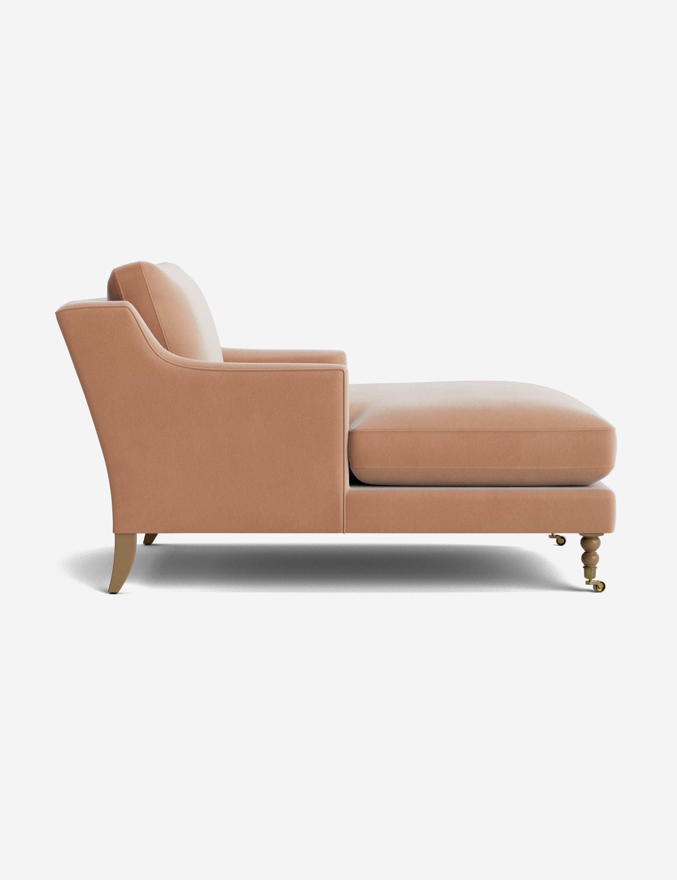 Fabienne Chaise Lounge Chair - Modern Accent Chair for Living Room, Bedroom & Office - Stylish Mid-Century Design with Upholstered Seat and Wooden Legs - Perfect for Relaxing, Reading & Home Decor