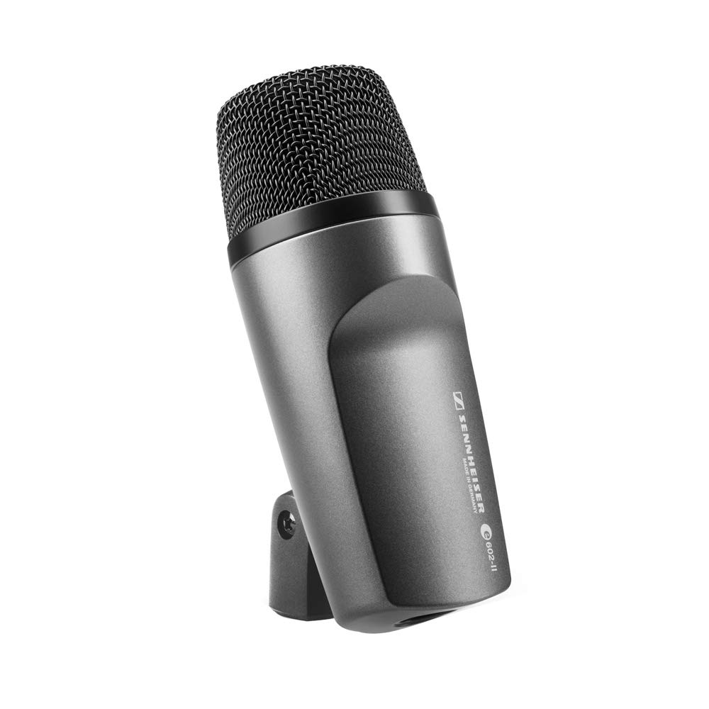 Sennheiser E602 II Cardioid Instrument Microphone with MS-5220T Tripod Stand & 20ft XLR Cable - Professional Studio Recording, Live Performances, Podcasting Bundle