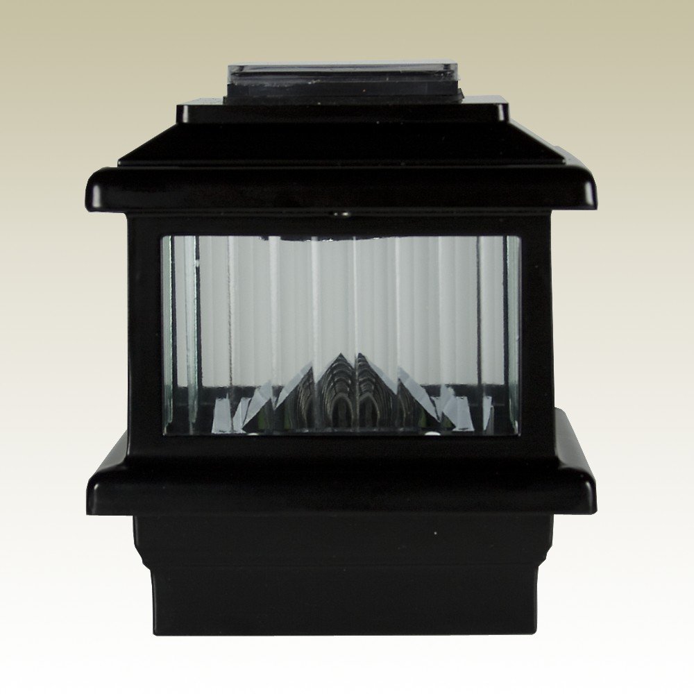Polaris Mini Solar Deck Light - 2 Inch Post, 1W LED Bronze Outdoor Lighting for Patio, Garden, Pathway & Stair Steps