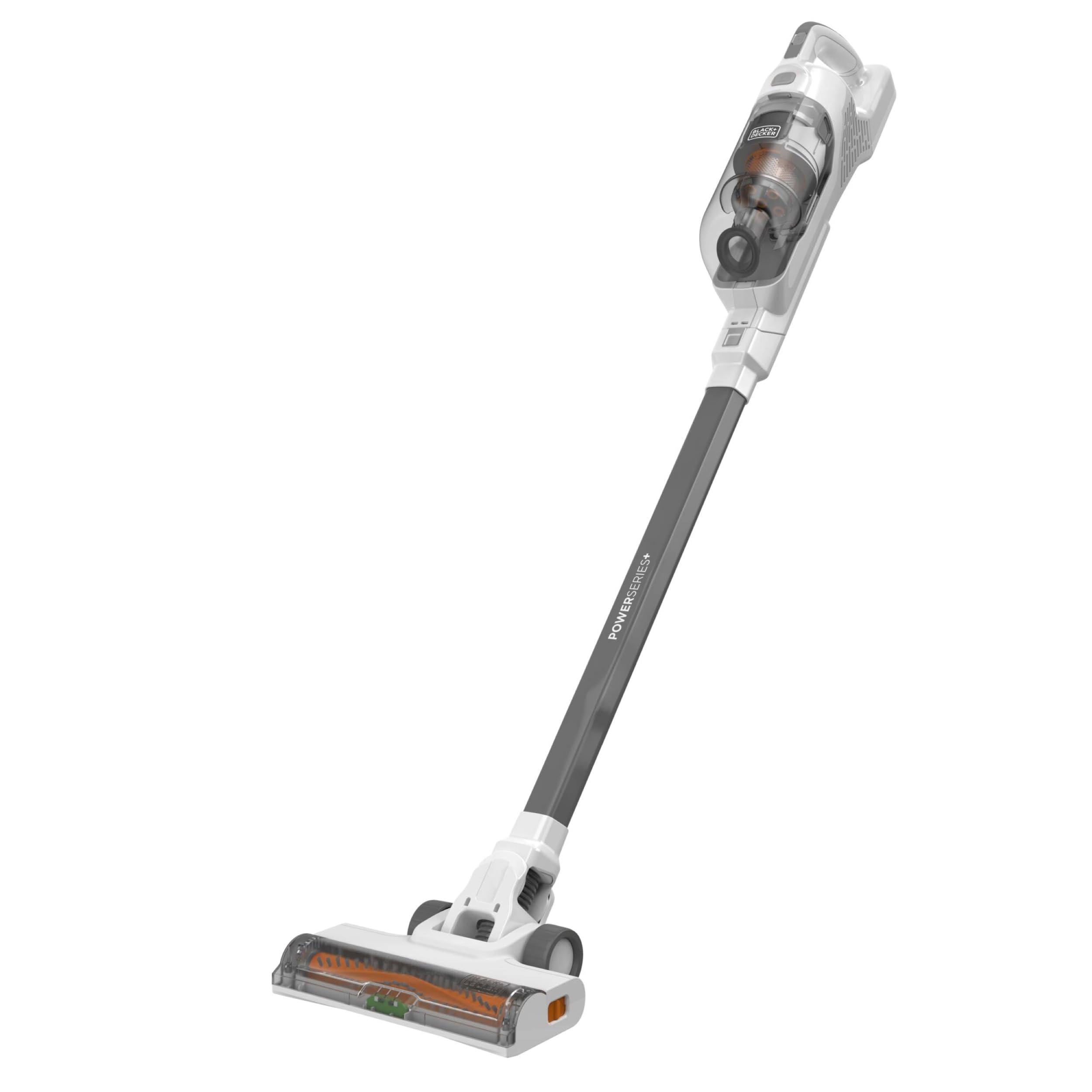 BLACK+DECKER 20V MAX Cordless Stick Vacuum Cleaner - Lightweight, Multi-Surface, LED Floor Lights, BHFEA520J (Gray) - Perfect for Hardwood Floors, Carpets & Pet Hair Cleaning