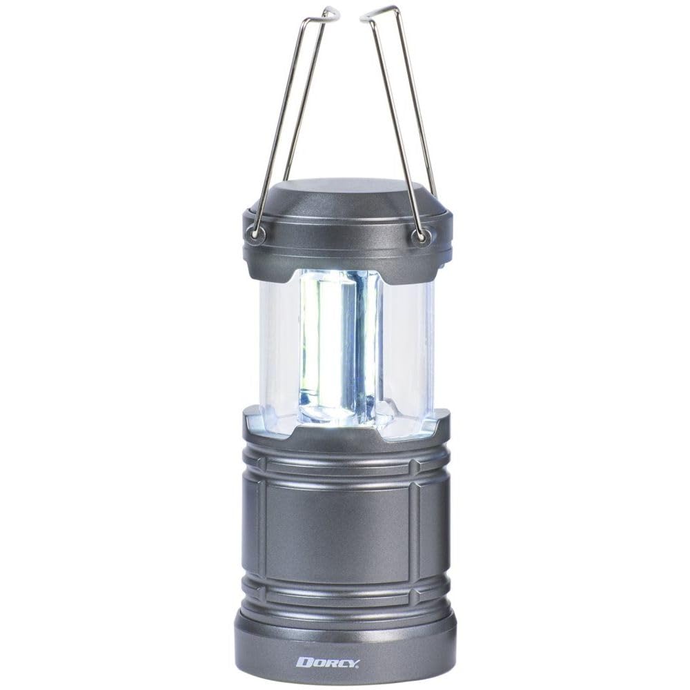 Dorcy Pop Up 500 Lumen COB Lantern - Bright Compact Rechargeable LED Flashlight for Camping, Hiking, Emergency & Power Outages | Perfect for Outdoor Adventures, Home Use & Survival Kits