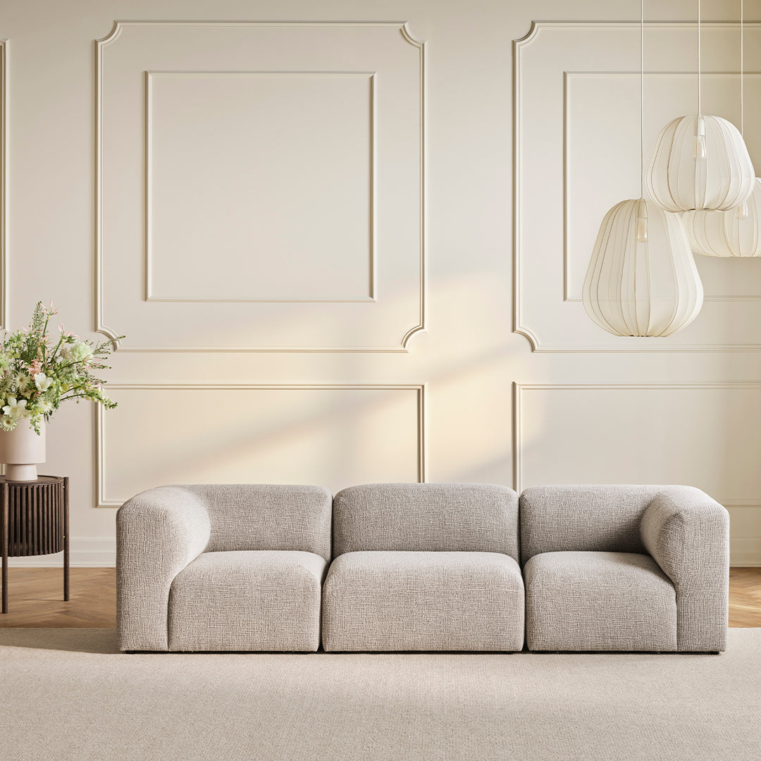 Angle 3-Seater Corner Sofa with Large Chaise - Modern L-Shaped Sectional Couch for Living Room, Lounge & Family Room