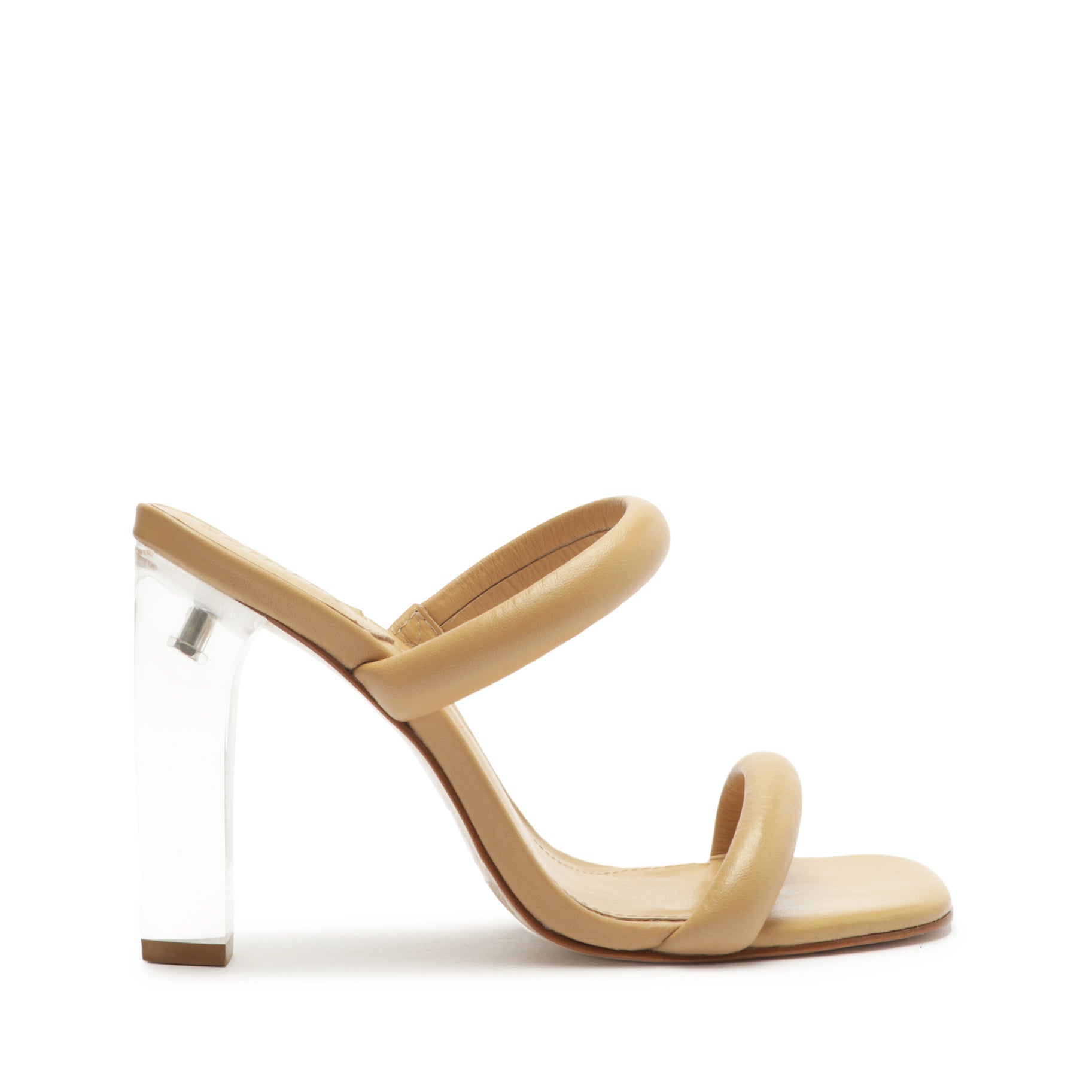 Ully Women's Acrylic Nappa Leather Sandals - Comfortable Summer Slide Sandals for Beach, Pool, and Casual Outings