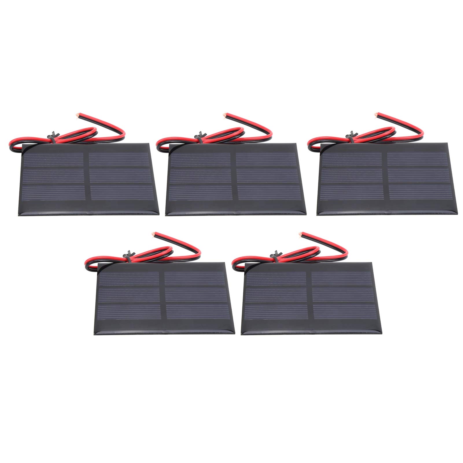 Portable Solar Panel Charger - 5pcs 1.5V Mini Solar Panels for Phone Charging, Flashlights & Landscape Lights - Ideal for Outdoor Camping, Emergency Power & Garden Lighting