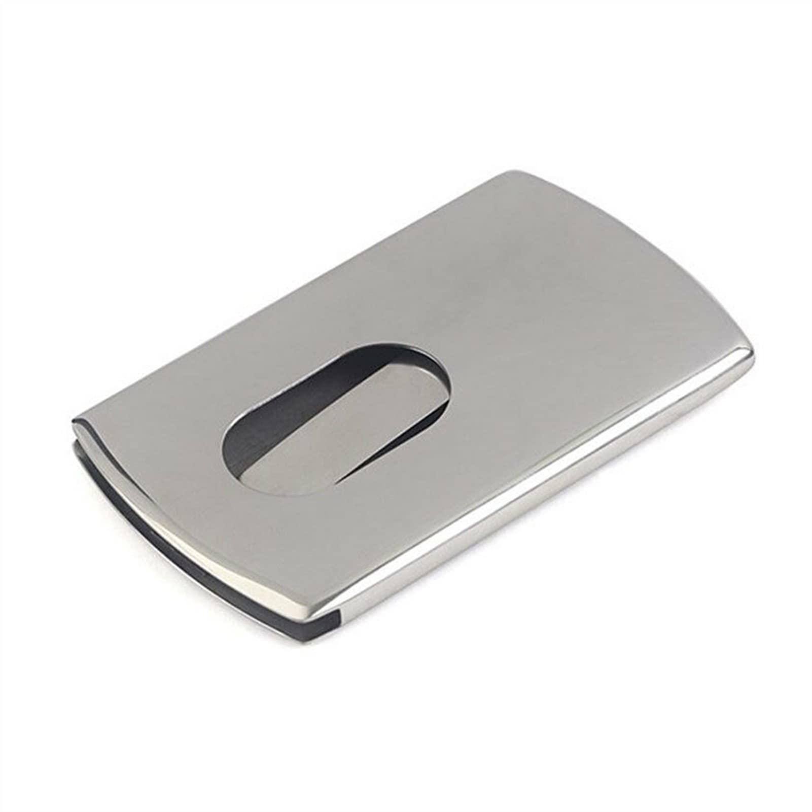 Premium Metal Business Card Holder - Slim Hand Push Card Case for Men & Women, Credit ID & Membership Card Organizer, Perfect for Office, Networking & Professional Events