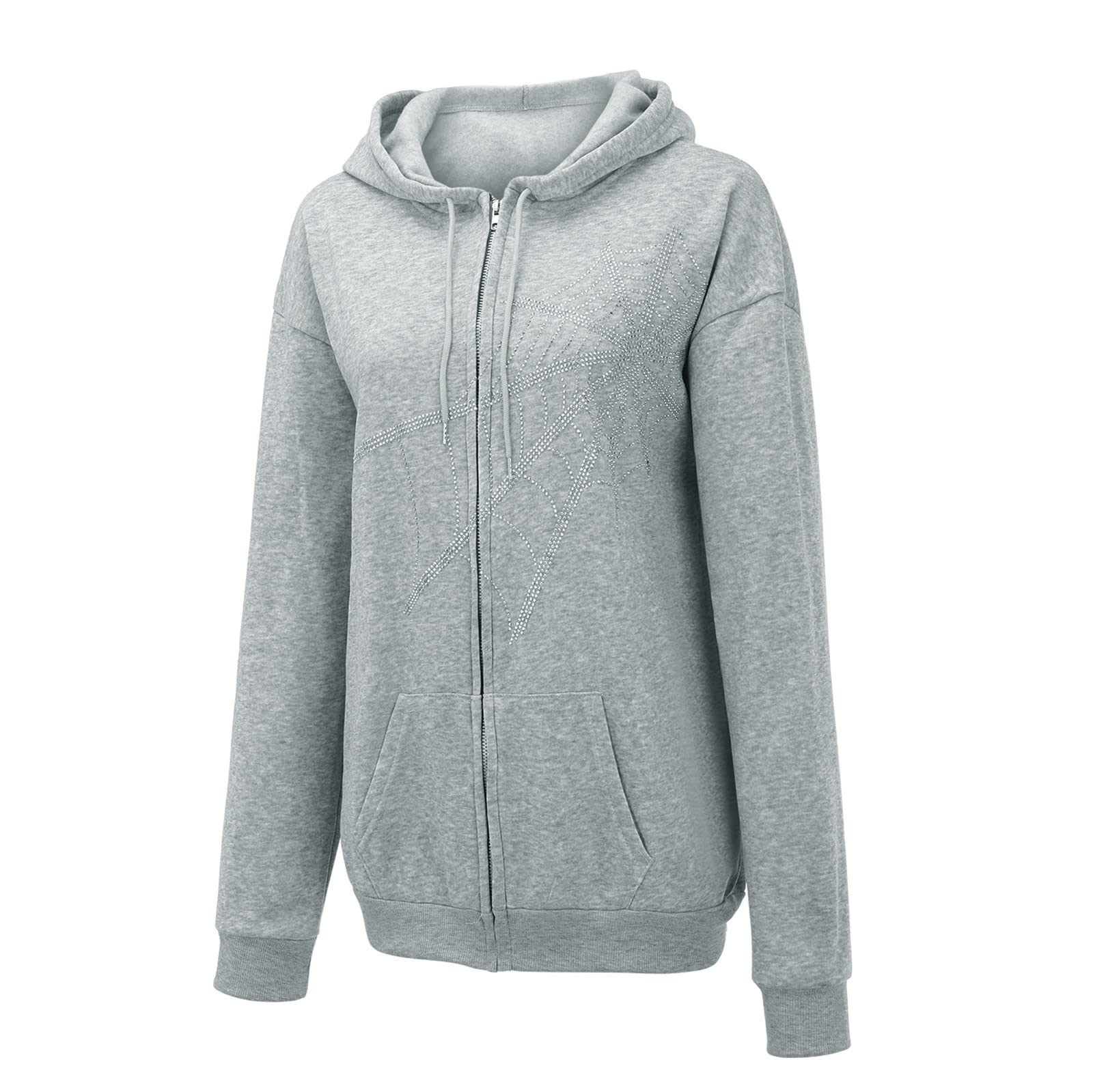 Stylish Women's Peacock Printed Hooded Jacket - Casual Slouchy Sweatshirt with Utility Pockets | Perfect for Outdoor Activities, Streetwear Fashion & Everyday Comfort