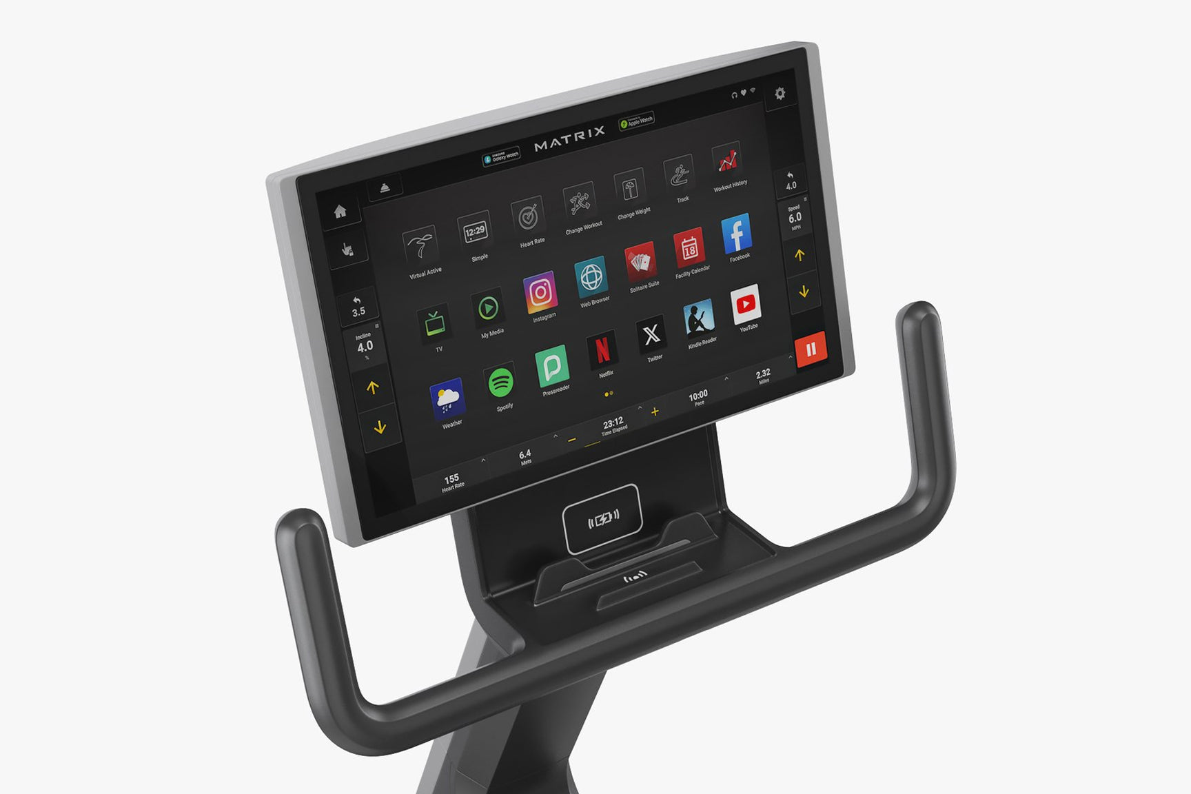 Matrix Onyx Recumbent Exercise Bike for Home Gym - Low Impact Cardio Workout Machine for Seniors & Physical Therapy - Perfect for Indoor Cycling & Rehabilitation Training