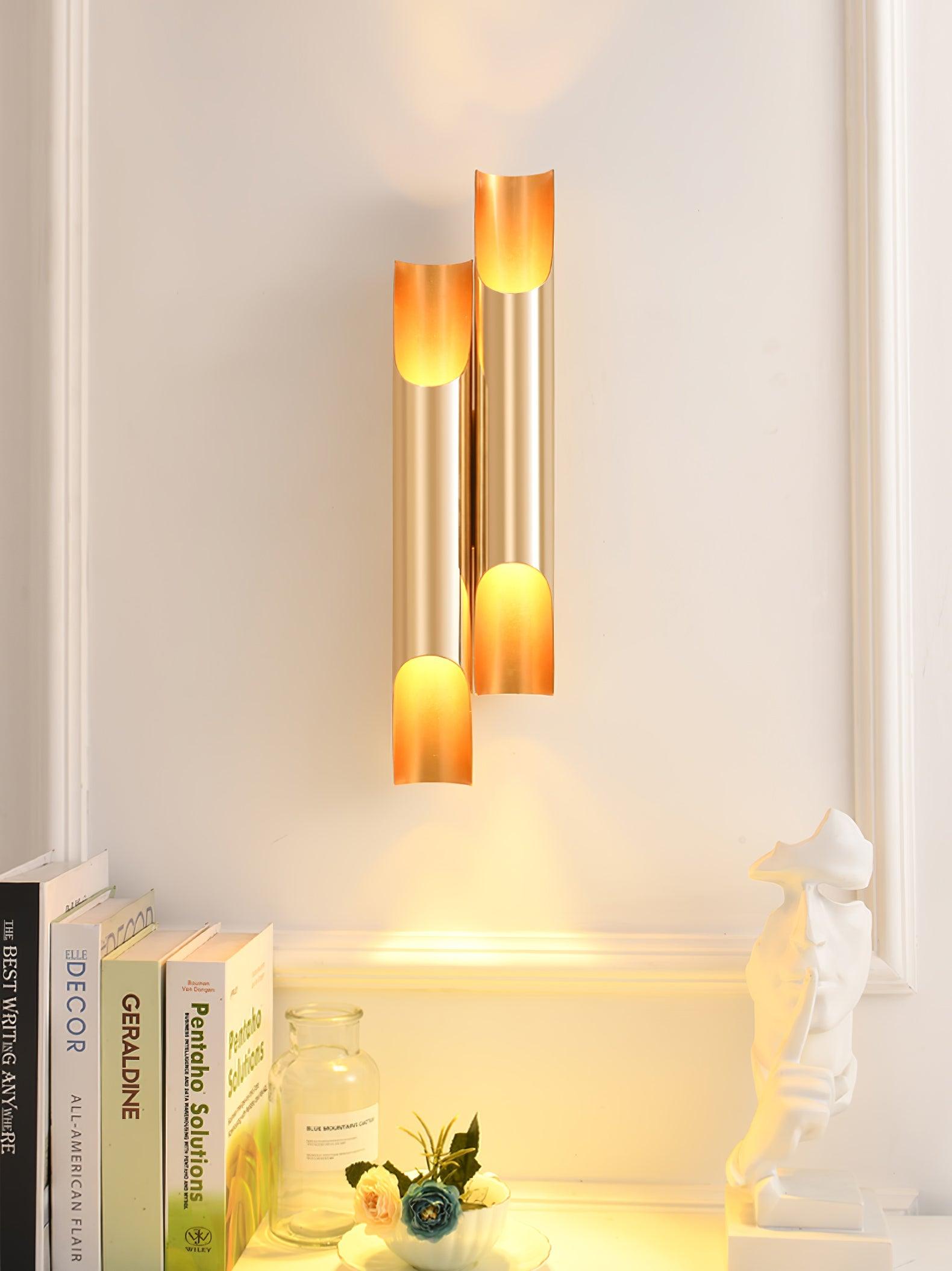 Abigail Straight Wall Lamp - Modern LED Sconce Light Fixture for Bedroom, Living Room, Hallway - Energy Efficient Indoor Lighting for Home Decor