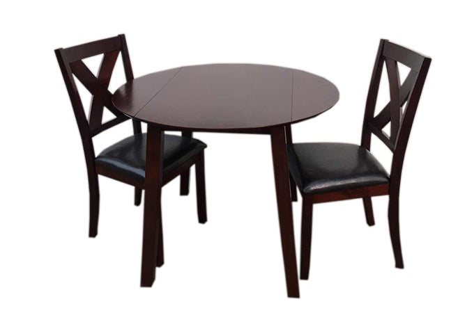 Round Dining Table Set with 4 Chairs - Modern & Elegant Hammis Collection for Kitchen, Dining Room, or Outdoor Entertaining