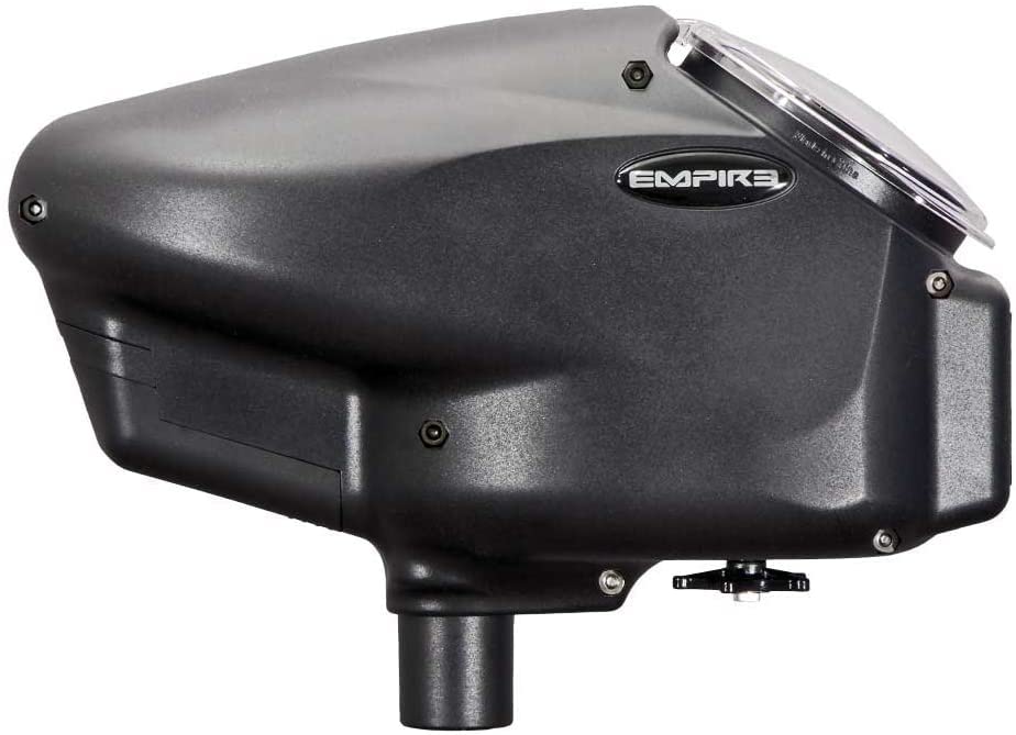 Tippmann Empire Halo Too Electronic Paintball Loader Hopper with 48ci HPA Tank - High Speed Feeding for Tournament & Woodsball Scenarios