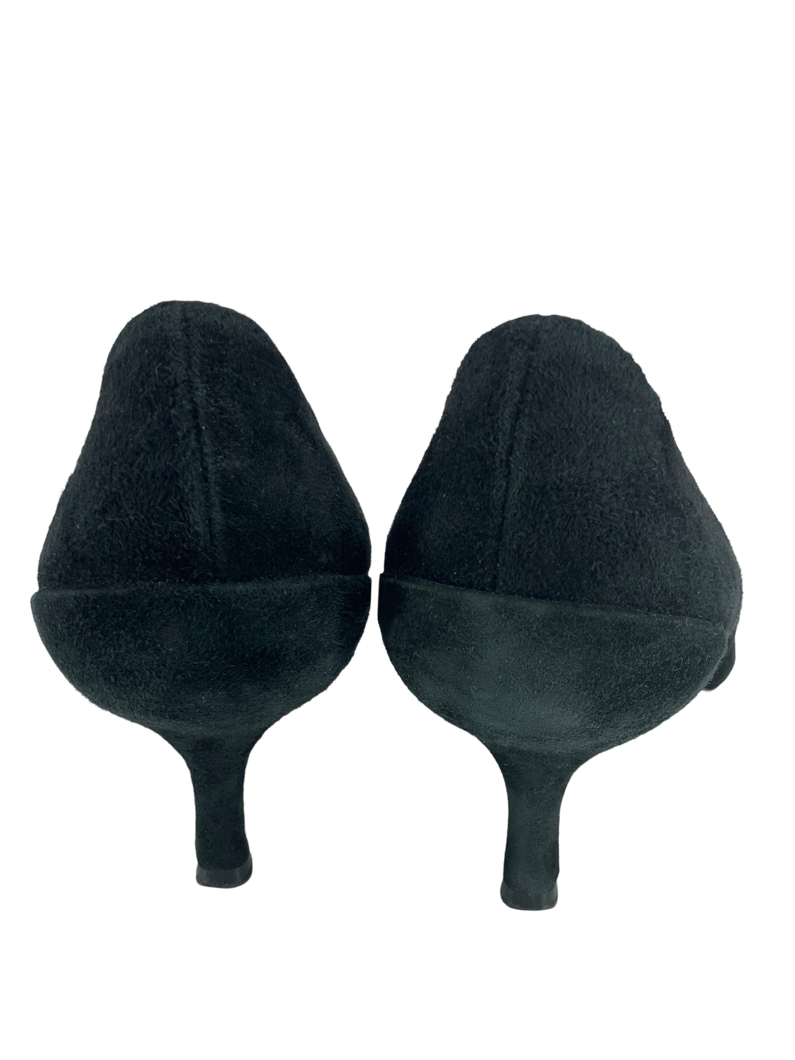 Prada Suede Pleated Applique Pumps Women's Size 10.5 | Luxury Designer Heels for Weddings, Parties & Special Occasions