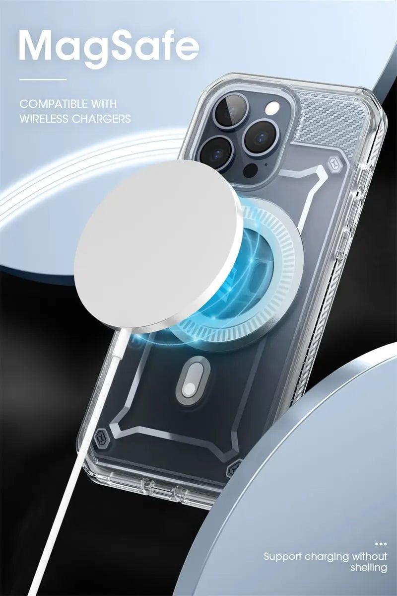 iPhone 15 Pro SUPCASE UB Pro Mag Full Body Protective Case with Magnetic Compatibility - Perfect for Outdoor Adventures, Work & Daily Use