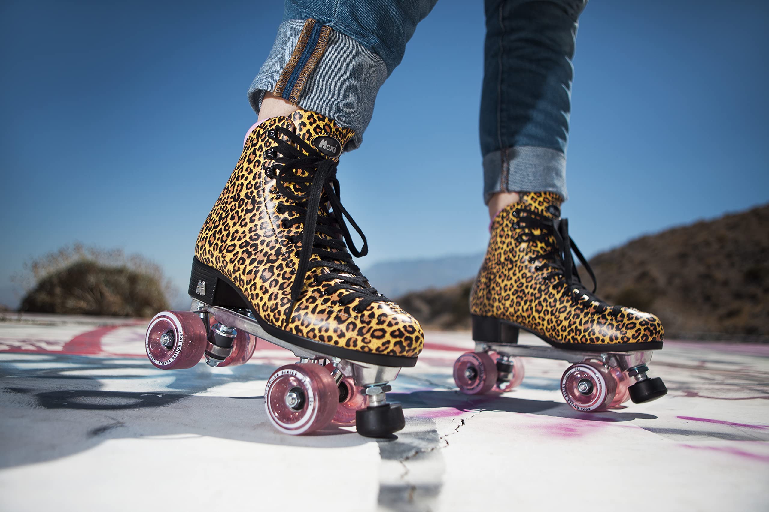 Moxi Ivy Jungle Roller Skates for Women - Stylish Outdoor & Indoor Quad Skates with Comfortable Fit - Perfect for Rink Skating, Park Cruising, and Retro Fashion Outfits