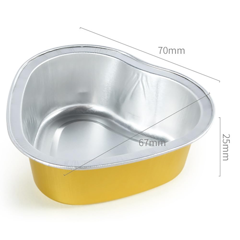 6 Pack Disposable Aluminum Foil Wax Melting Bowls - Mini Candle Wax Warmer Cups for Hair Removal, DIY Candles & Aromatherapy - Perfect for Home Spa, Beauty Salon and Waxing Treatments