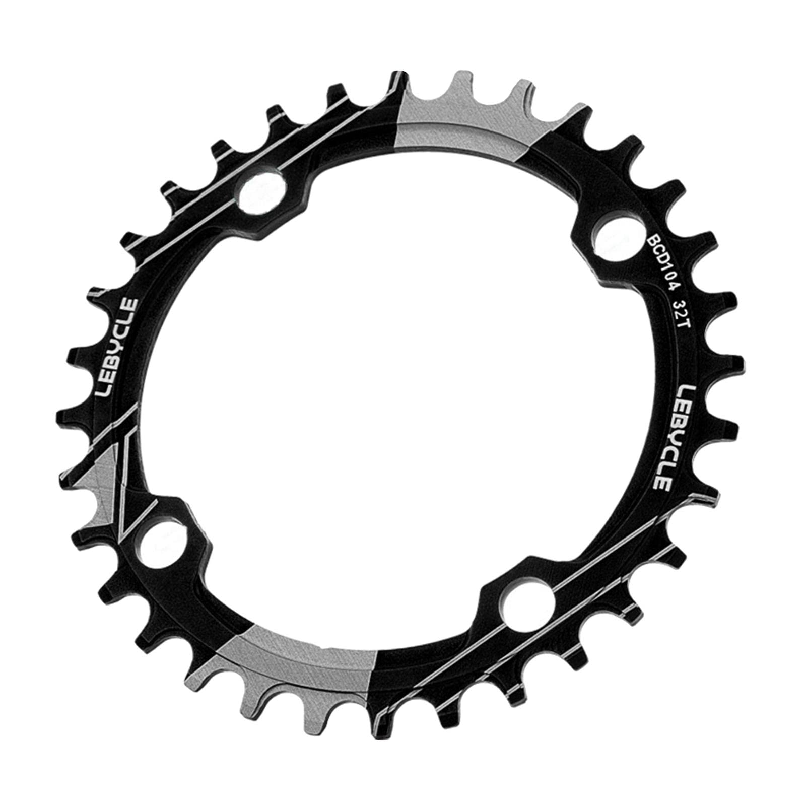 Yotijay Narrow Wide Chainring 104 BCD - Lightweight Aluminum Single Bike Chainwheel for Mountain Bike, BMX & Road Bikes - Perfect for Off-Road Trails, Commuting & Performance Cycling