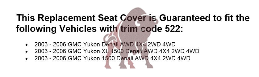 2003-2006 GMC Yukon Denali Custom Fit 2-Tone Tan Leather Seat Covers - Premium Protection & Style Upgrade for SUV Interior - Perfect for Road Trips & Family Adventures