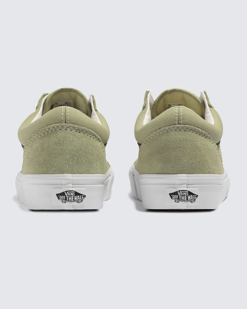 Vans Men's Old Skool Elm Green Sneakers - Classic Skate Shoes for Casual Wear, Street Style & Everyday Comfort