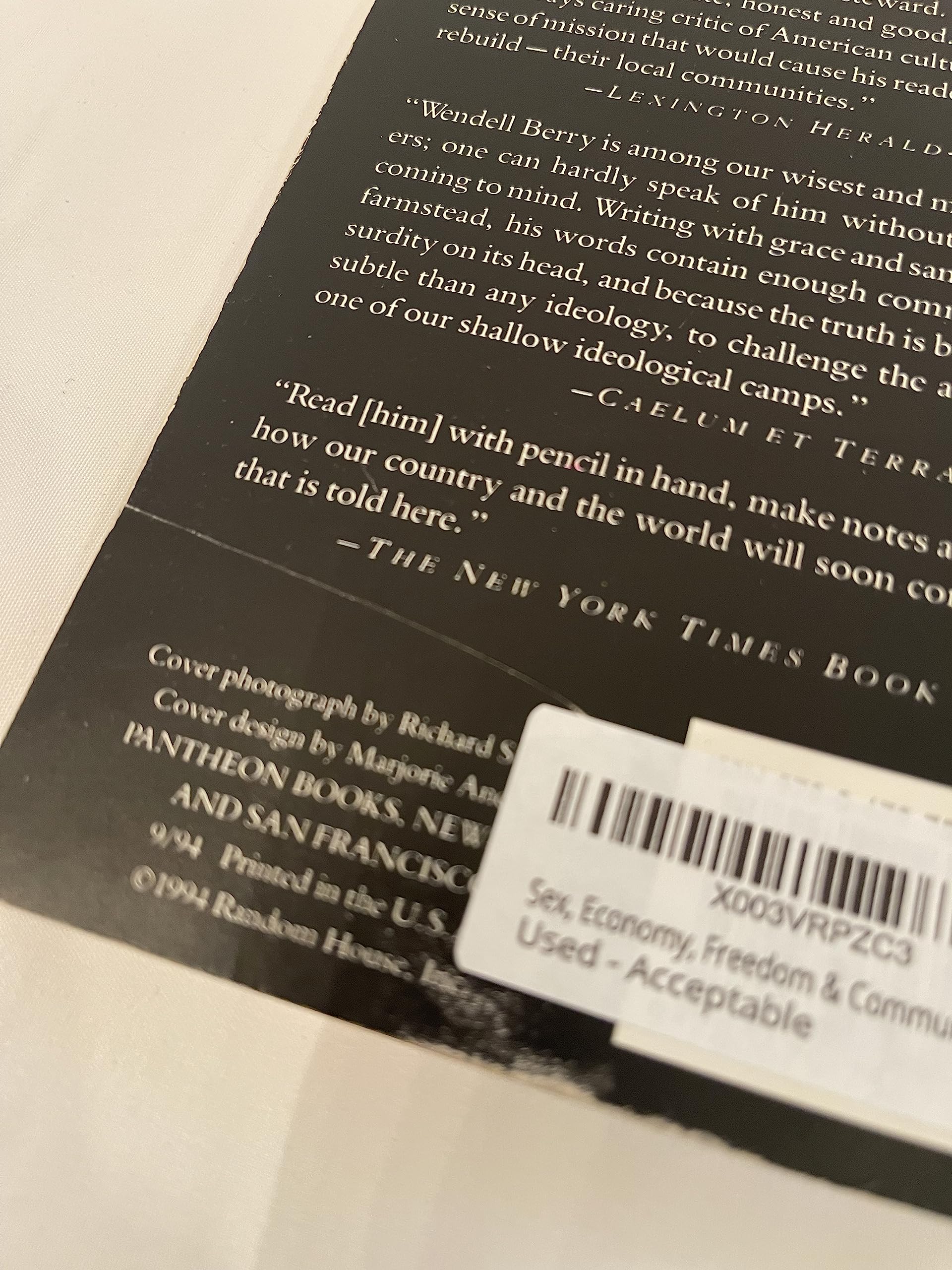 Sex, Economy, Freedom & Community: Eight Thought-Provoking Essays on Modern Society - Perfect for Book Clubs, Academic Discussions & Personal Enlightenment