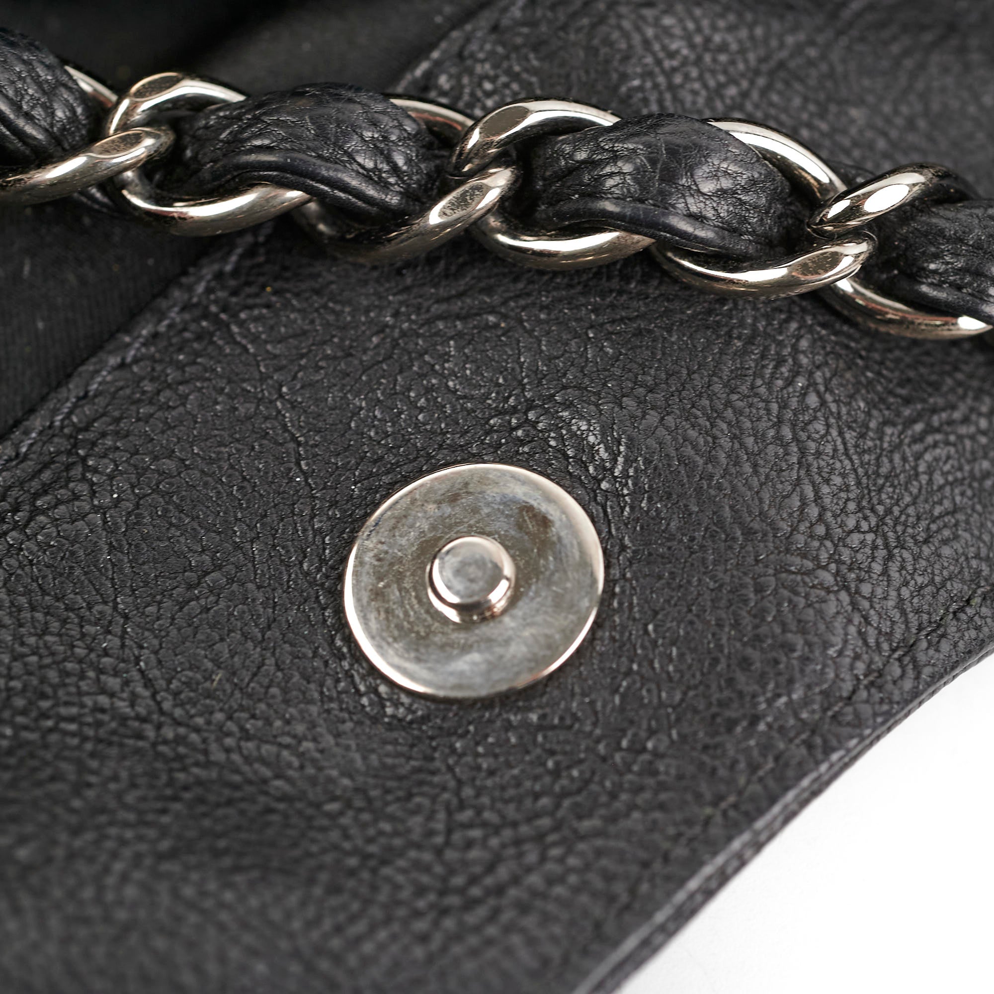 Chanel Black Leather Shoulder Tote Bag for Women - Luxury Designer Handbag for Work, Travel & Everyday Use