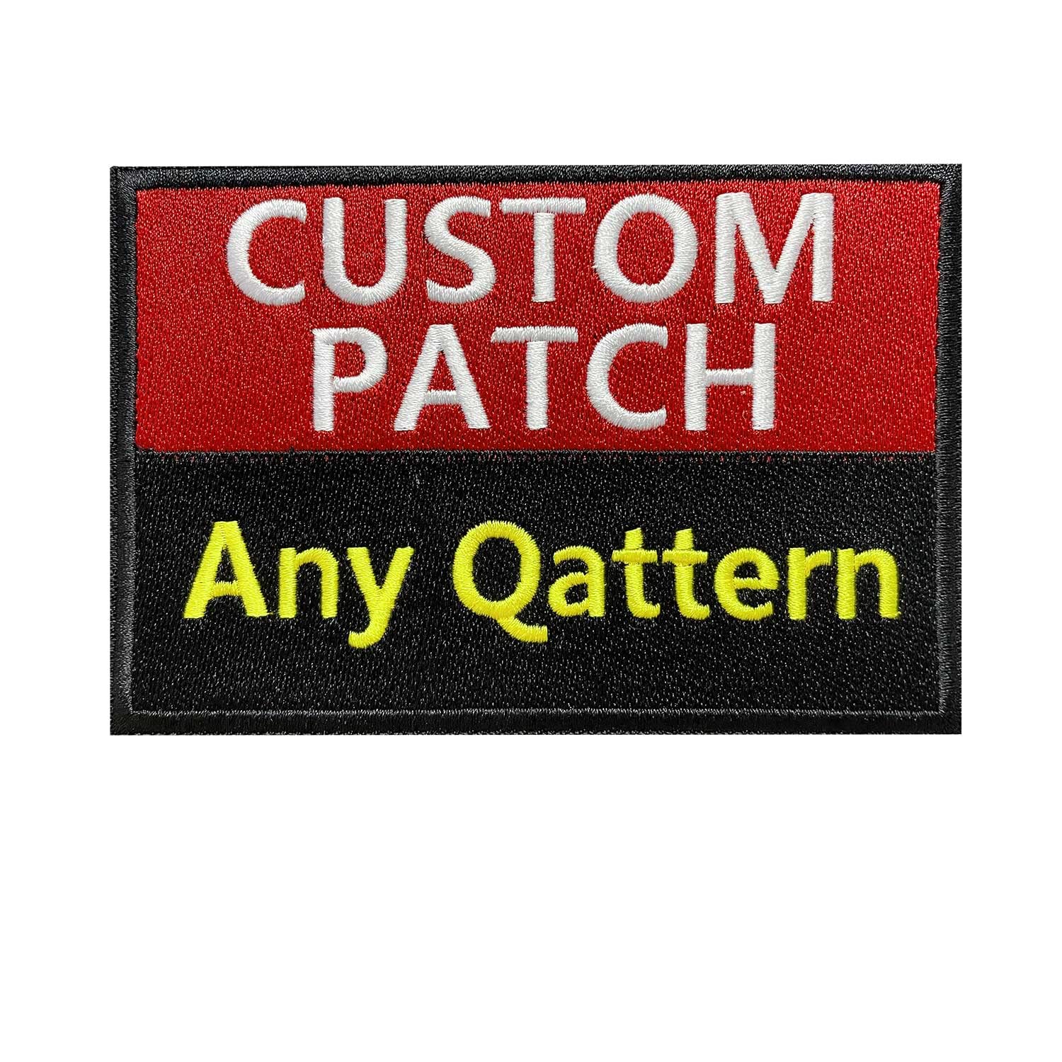 Custom Embroidered Patches - Personalized Any Size & Logo - DIY Iron On/Sew On Badges for Jackets, Vests, Bags, Work Shirts - Motorcycle Biker Club Patches (20pcs, 4.1-5.0 Inch) - Perfect for Uniforms, Team Gear & Fashion Customization