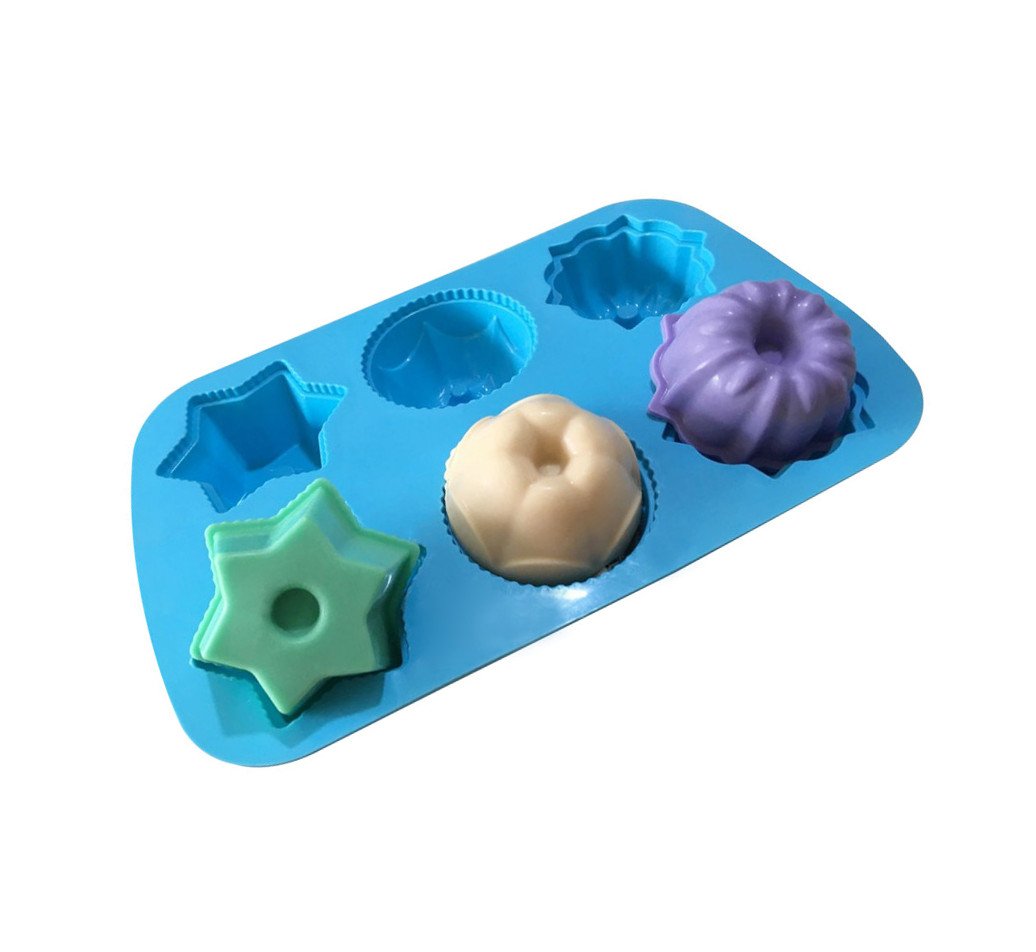 Premium 6-Star Pumpkin Silicone Baking Molds - Cake Pans, Muffin Cups, Soap & Bath Bomb Molds for DIY Crafts, Chocolate, Biscuits | Perfect for Halloween, Thanksgiving & Holiday Baking Decorations
