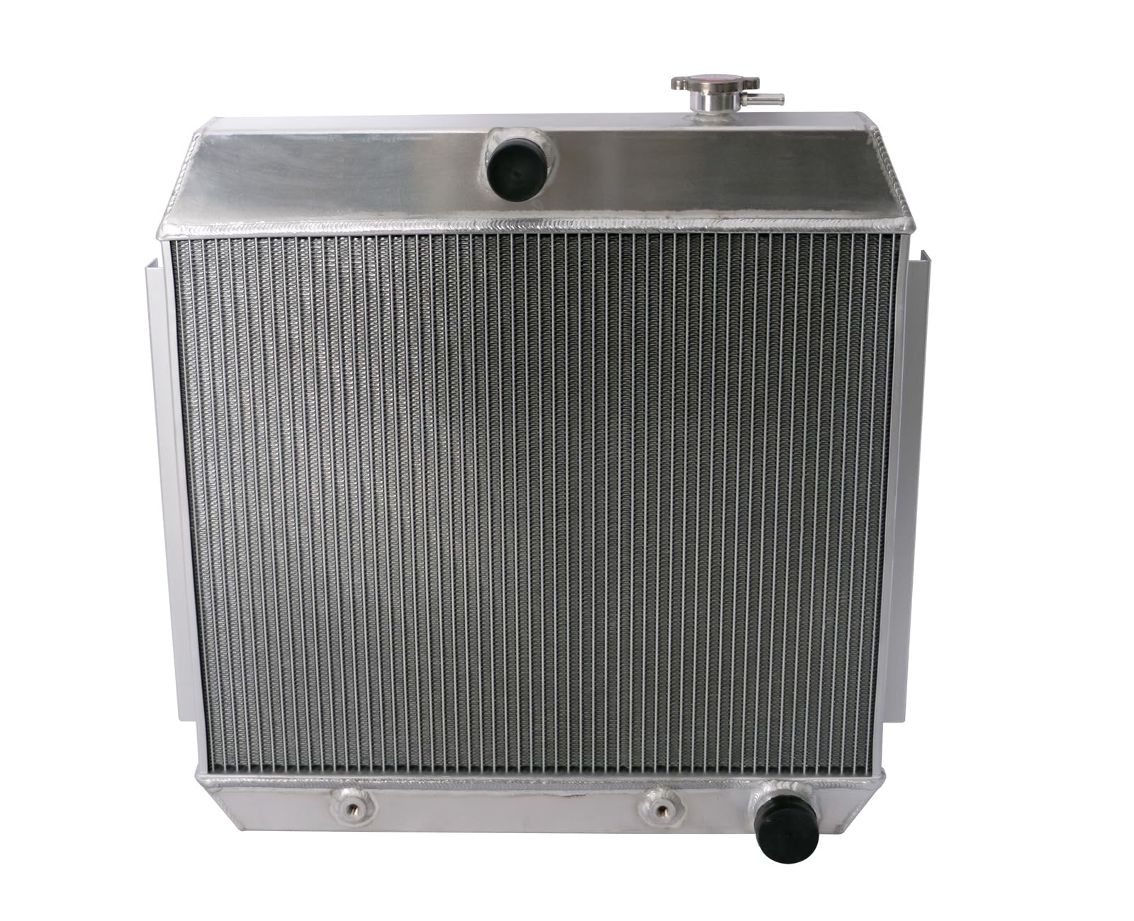 High-Performance 3ROWS All Aluminum Radiator with Transmission Cooler for 1955-1957 Chevy Bel Air 4.3L 4.6L V8 - Perfect for Classic Car Restoration & Hot Rod Upgrades