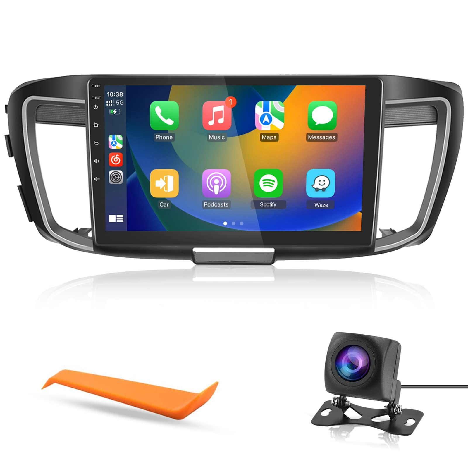 Wireless Apple CarPlay & Android Auto Car Stereo for Honda Accord 2014-2016 - 10.1