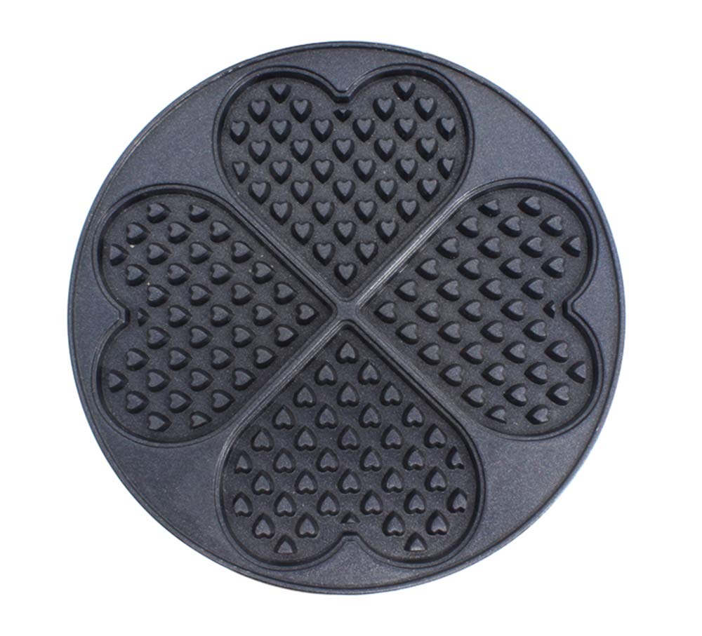 110V Commercial Stainless Steel Electric Waffle Maker 1000W - Heart Shaped Egg Waffle Iron for Bubble Waffles, Perfect for Breakfast, Cafes, and Dessert Shops