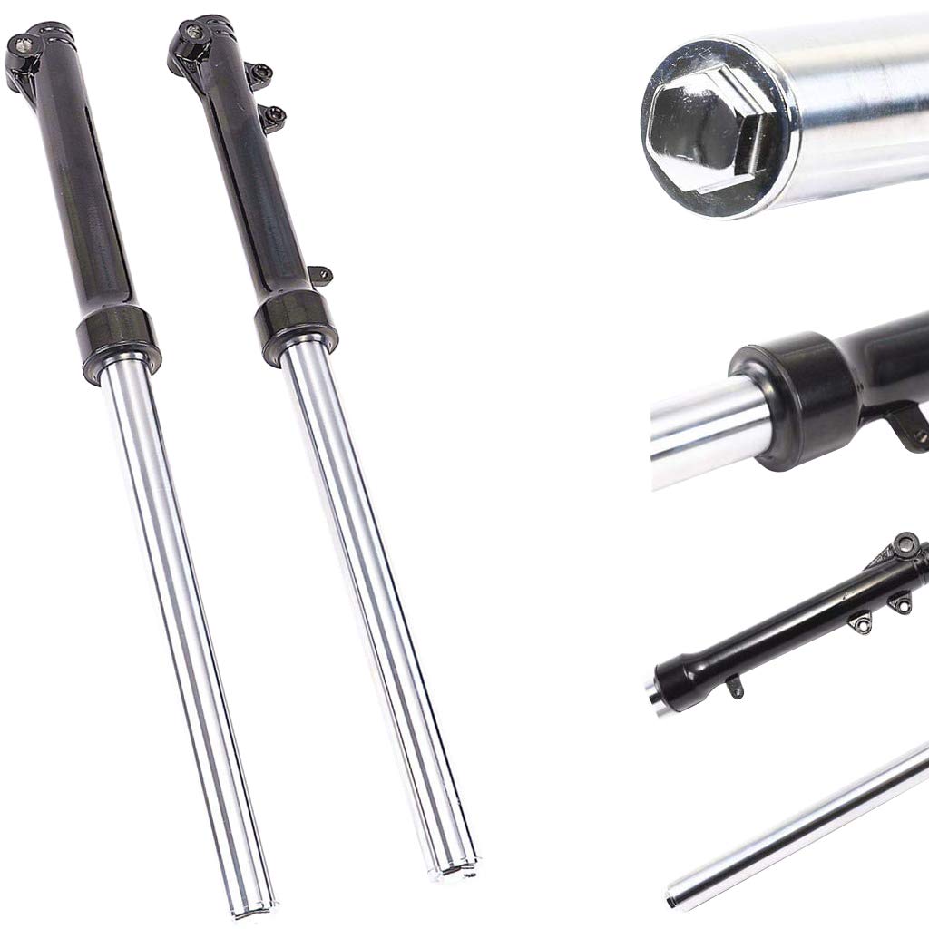 Premium Front Fork Suspension Shock Absorber & Triple Tree Mount Clamps for Thumpster Dirt Bike - Off-Road Racing & Trail Riding Accessories